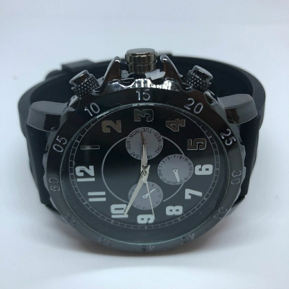 RUBBER  WRISTBAND WATCH - Picture 3 of 6